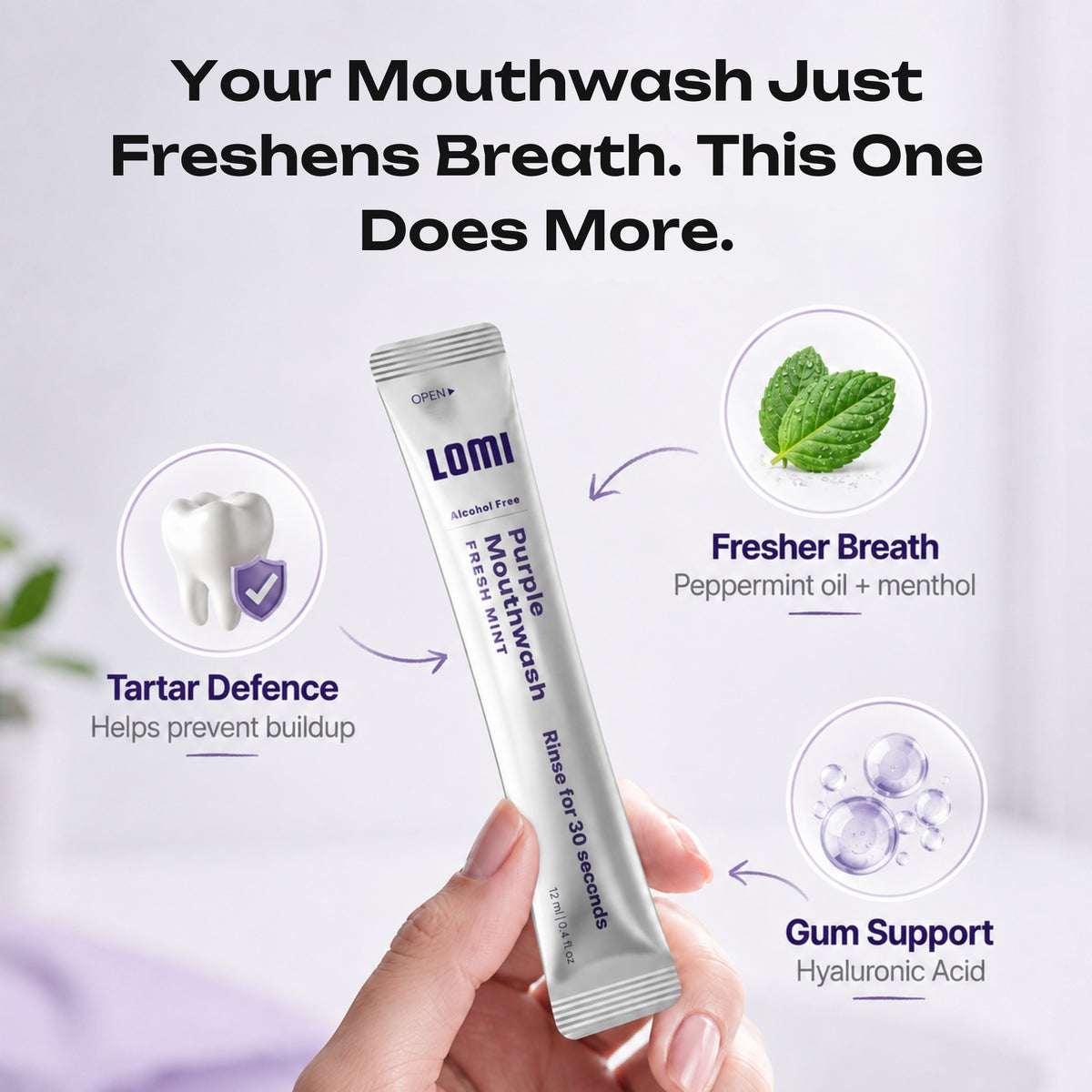 Lomi Purple Mouthwash