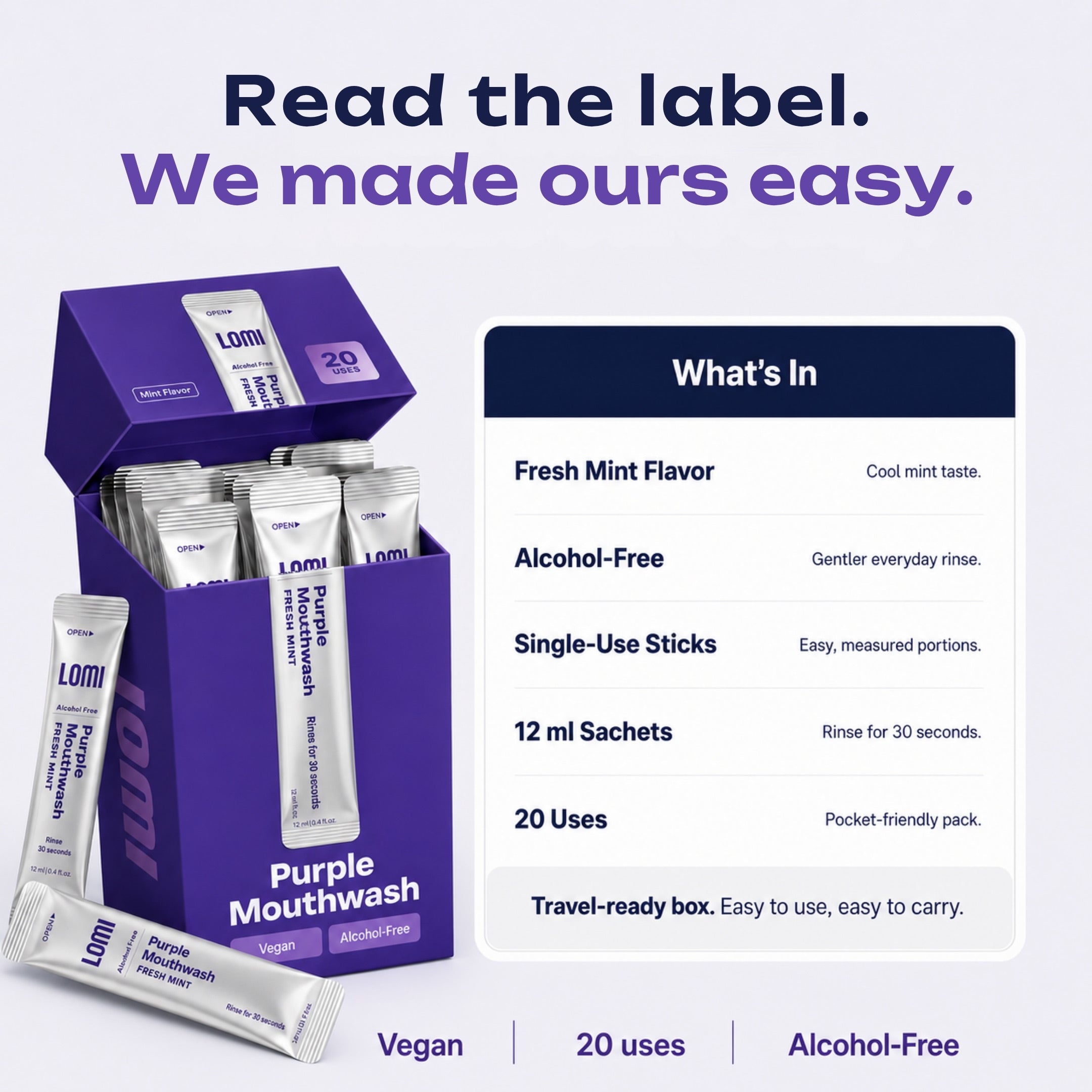 Lomi Purple Mouthwash
